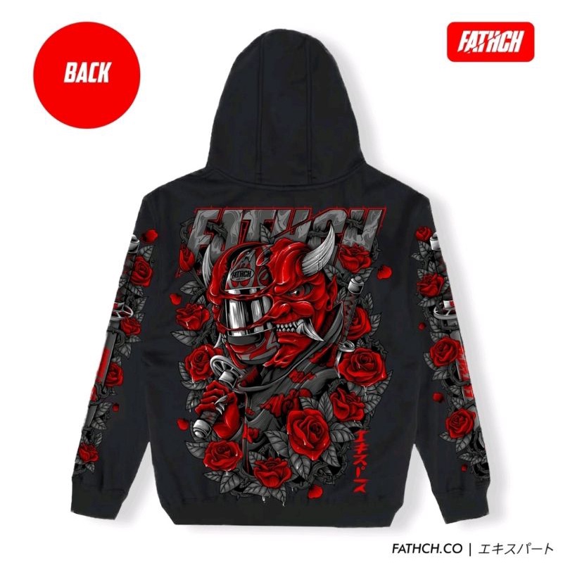Hoodie Fathch Devil Rose Limited Edition