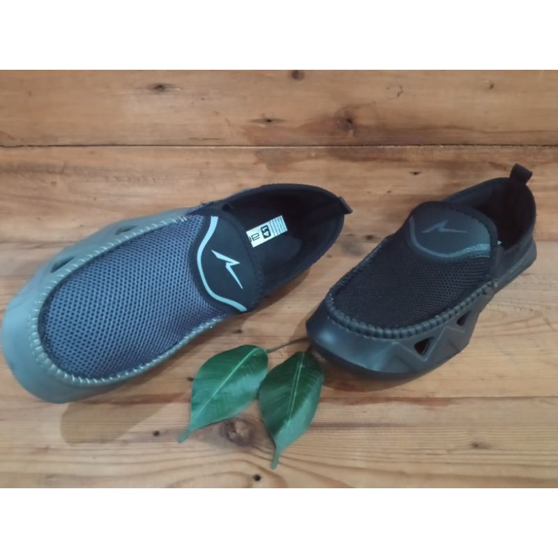 Sepatu pria Ando hazzard hitam/abu tua