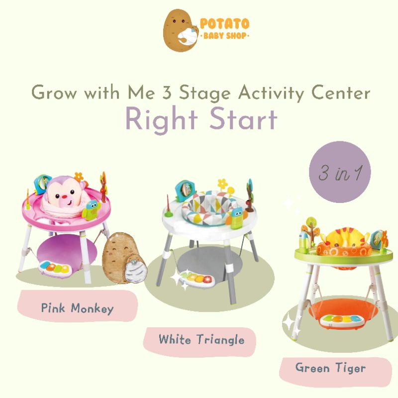 Right Start Grow With Me 3 Stage Activity Center - Kursi Bayi