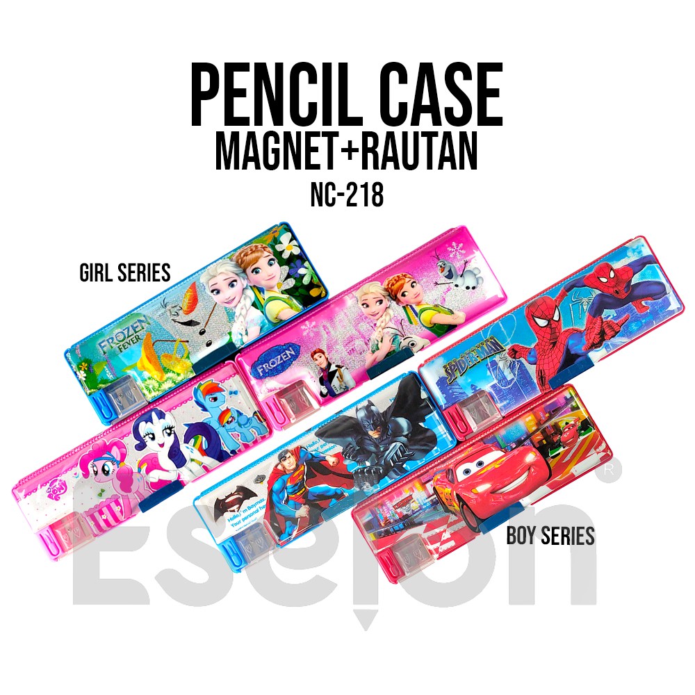 Kotak pensil Kotak pensil magnet karakter Kotak pensil 