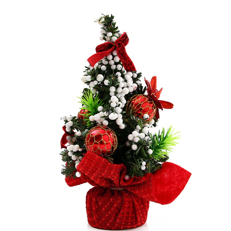 Ornamen Pohon Natal Mini Ukuran 20cm Untuk Dekorasi Meja