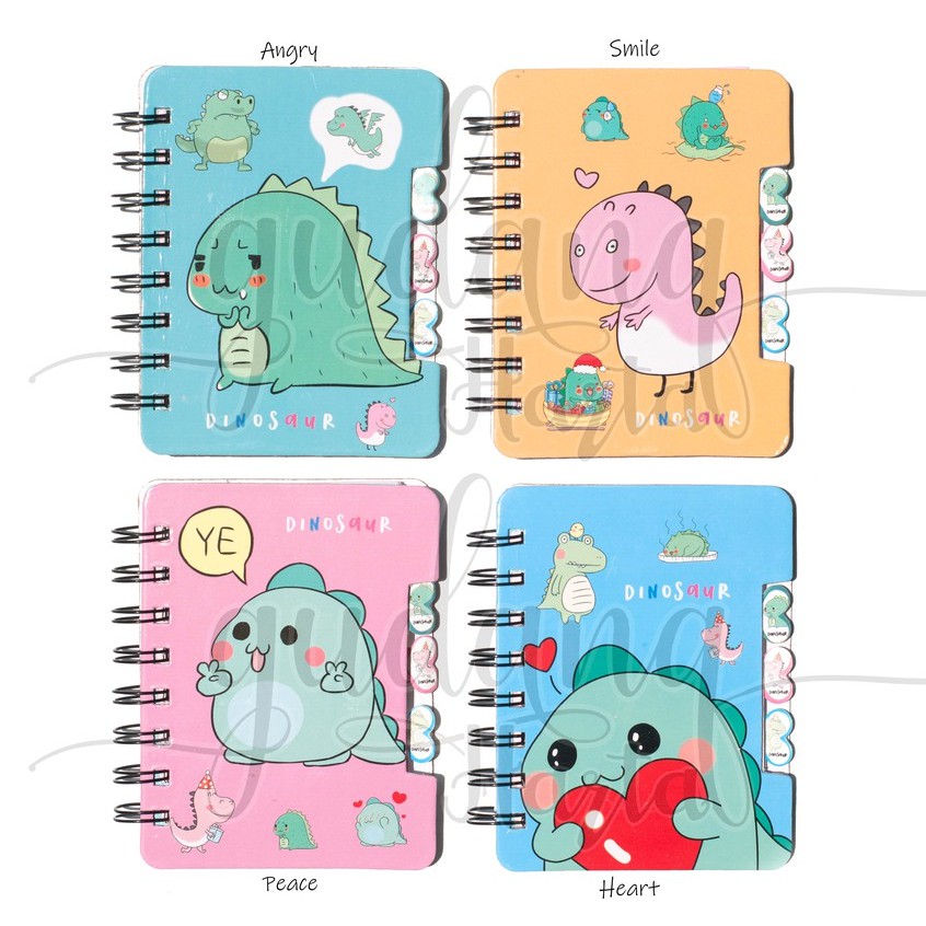 Notebook Dinosaurus Imut Buku Tulis Memo Mini Dino Lucu Note Book Notes GH 308081