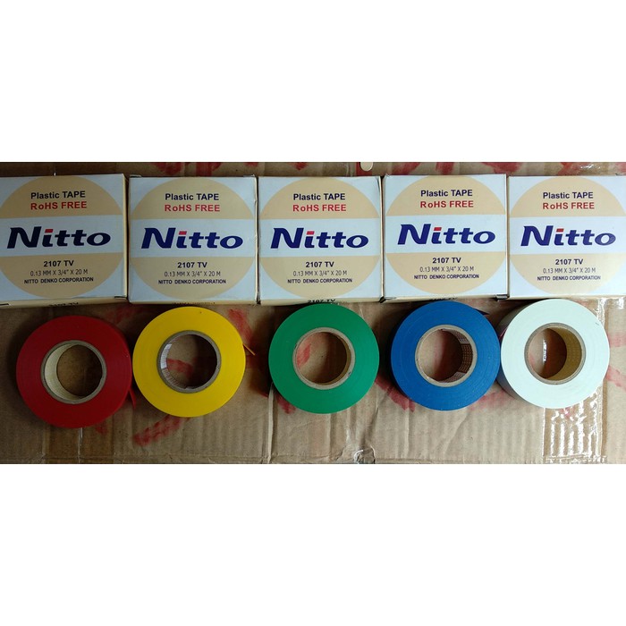 Isolasi NITTO warna - Putih