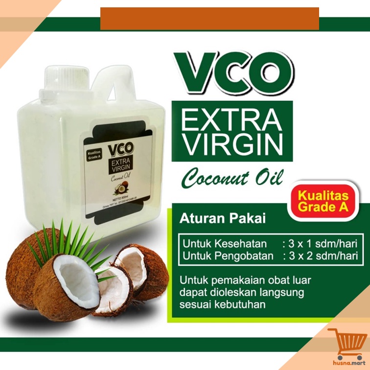 Minyak VCO - Virgin Coconut Oil 500ml Grade A - Minyak Kelapa Murni Ath thoifah