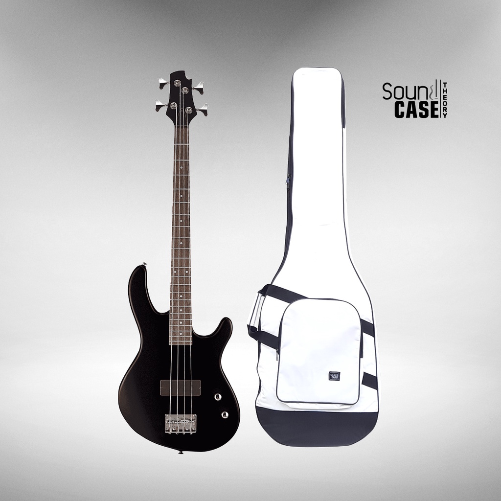 Tas Bass Elektrik Putih / Softcase Bass Elektrik White