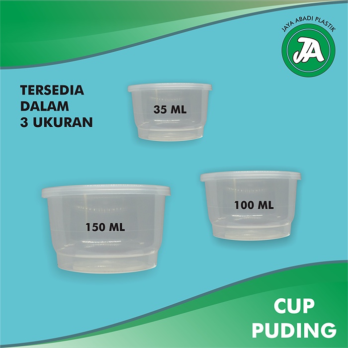 Cup Puding 150 ml Thinwall Cup container cake - 25 Pcs