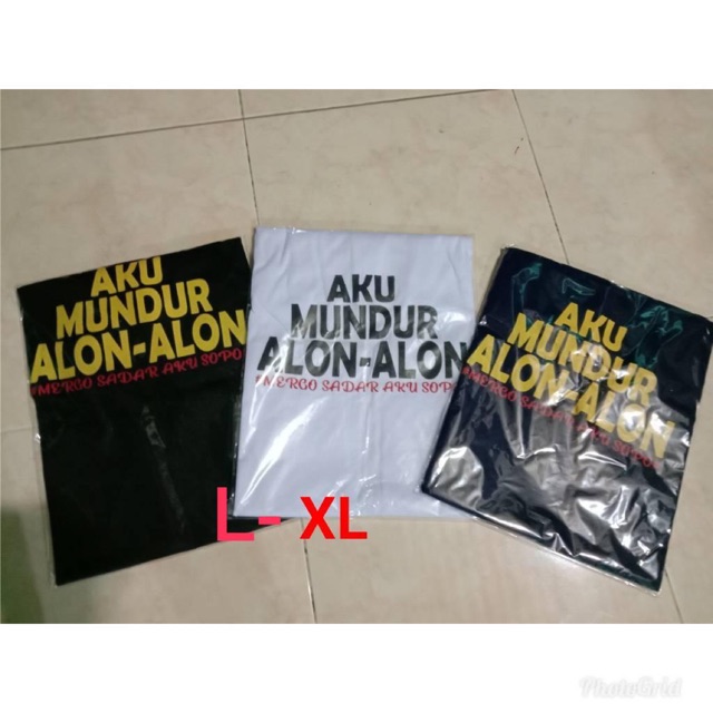 Aku mundur alon alon