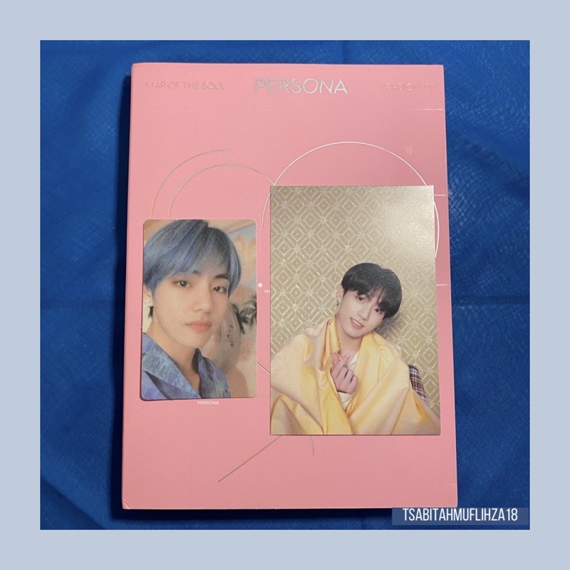 Album BTS Persona Map Of The Soul (Versi 2) Photocard Taehyung(V) Postcard Jungkook(JK) Unsealed