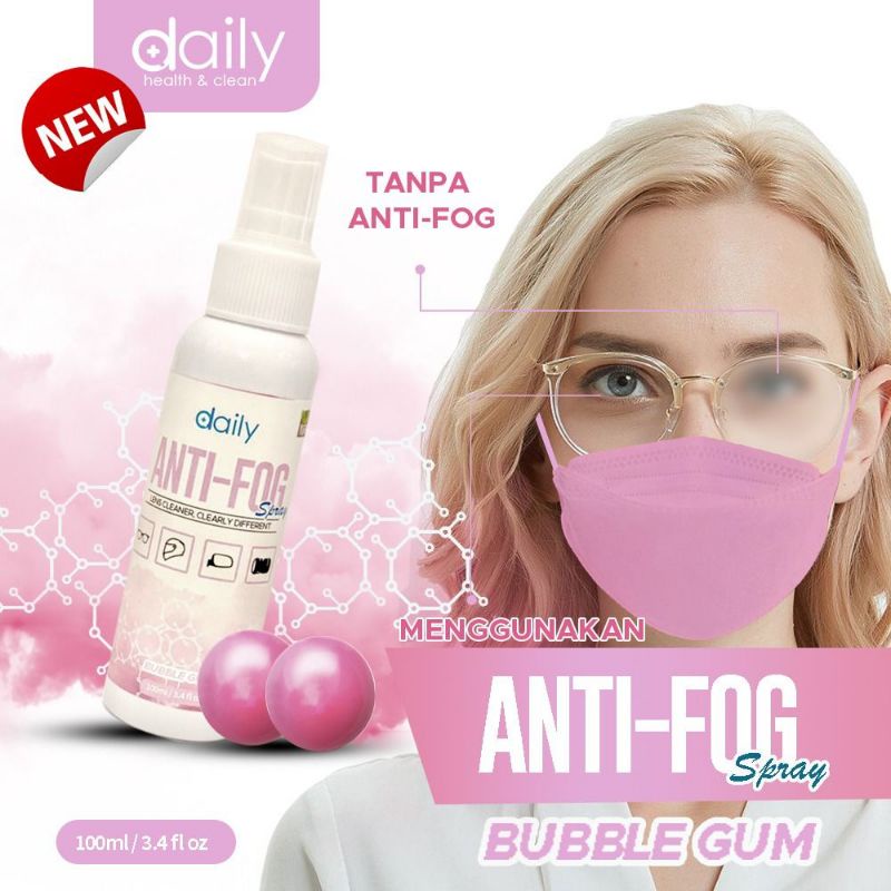 Anti Fog Cairan Pembersih Kacamata Spray Anti Fog Daily  Pembersih Kacamata Anti Embun Pembersih Lensa Kacamata Gratis Lap Kacamata