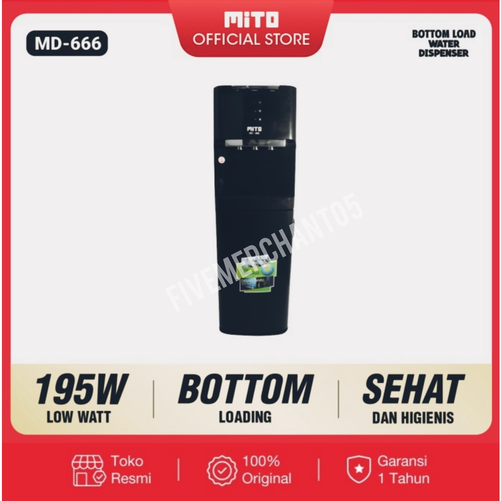 Dispenser Mito MD 666 Galon Bawah Hot Normal Cool Dispenser Mito 666 Galon Bawah Water Dispenser Mito MD-666 Dispenser Air Minum MD 777 New Model