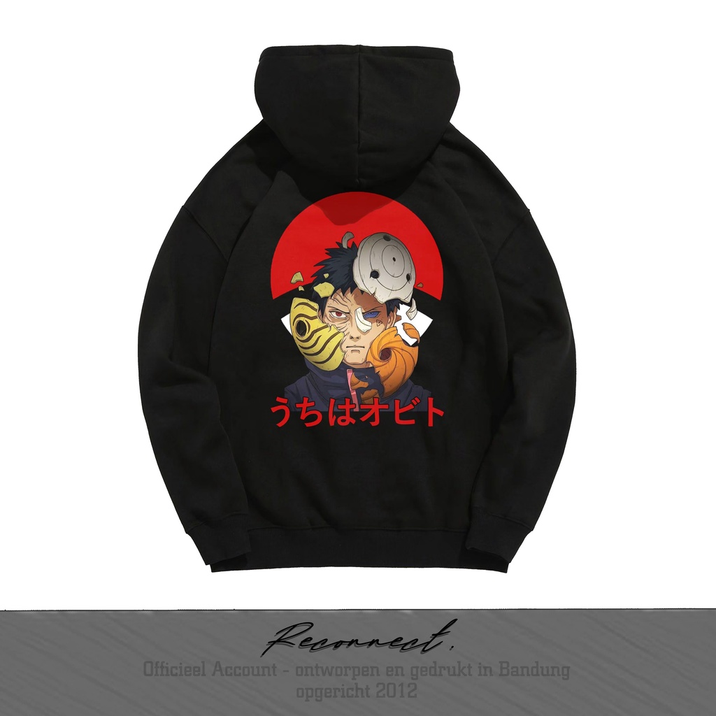 Reconnect Sweater Pullover Hoodie Anime Naruto Uchiha Obito