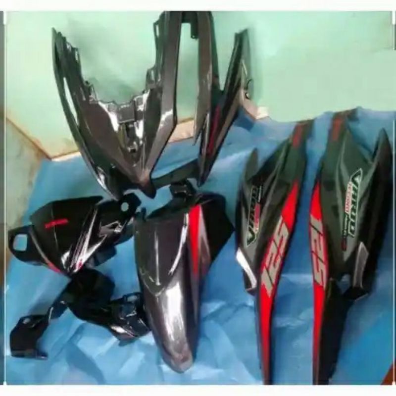 Cover Bodi Alus Halus Vario Techno 125 Lama Warna Coklat Brown