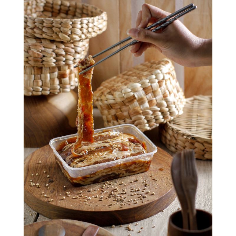 

Beef Slice Fat Marinate Teriyaki 500 gram