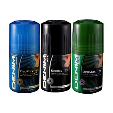 ❤artemis.shop❤ Deodorant Denim DeoMax Roll on 50ml / Rollon Pria / Man / Cowok / Maskulin BPOM