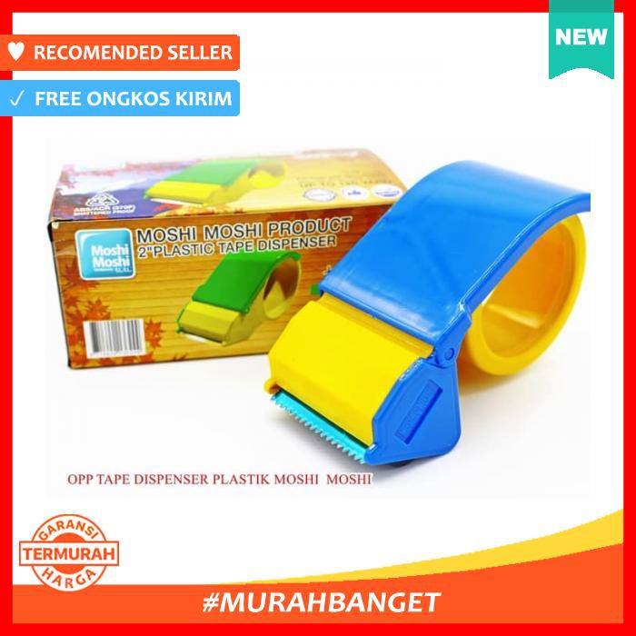 

Selotip & Double Tape - Dispenser Tape Moshi Moshi / Tempat Lakban - Pengikat & Perekat