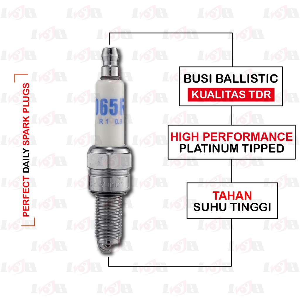 Busi TDR Ballistic 065 R 085 Motor Matic Bebek Sport