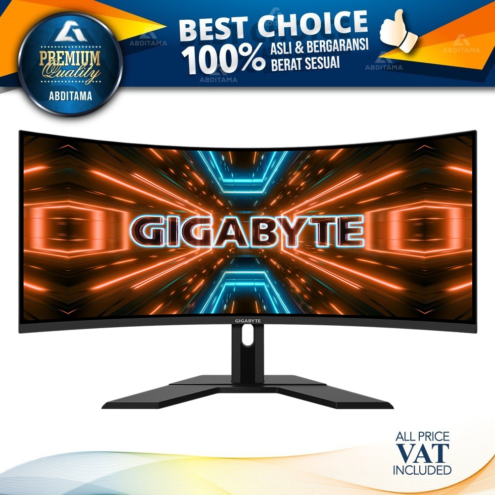 Monitor LED Gaming Gigabyte G34WQC 34&quot; 144Hz HDMI DP