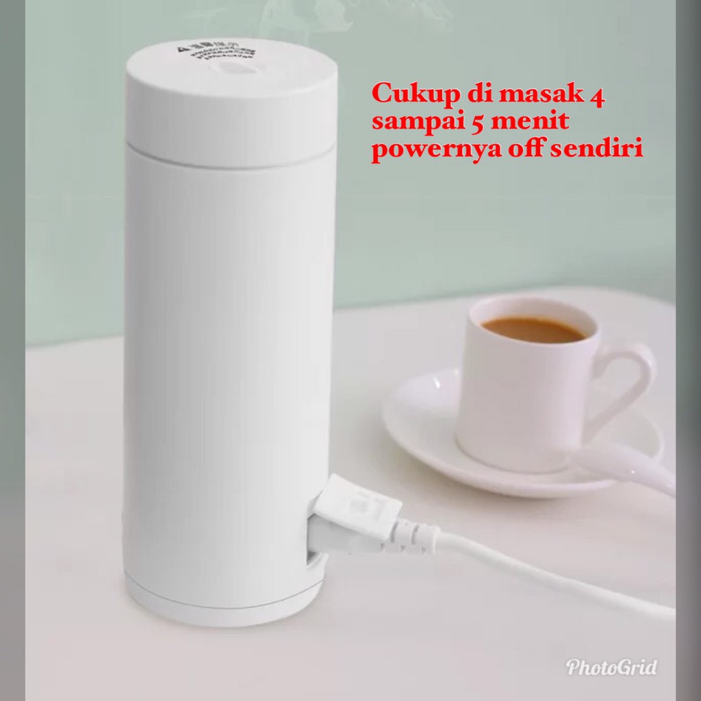 MERKUR Pemanas Air Portable Thermos Tumbler Botol Vacuum flask botol 400ml