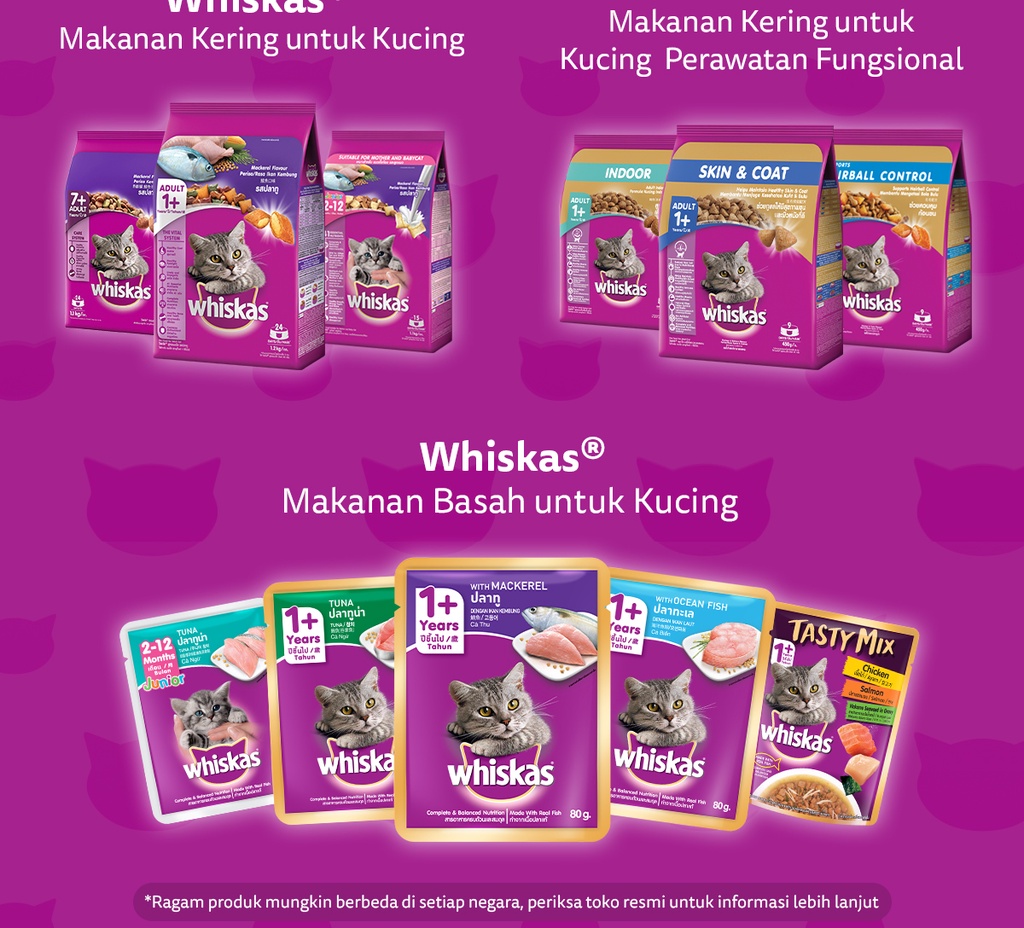 Jual WHISKAS Junior Makanan Kucing Kering, 450g. Makanan Anak Kucing