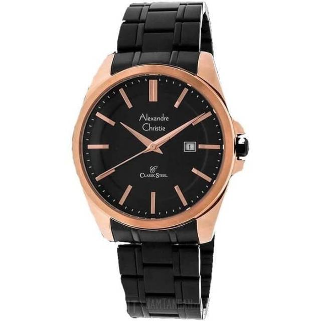 ALEXANDRE CHRISTIE PRIA AC 8404 MD ORIGINAL ( BLACK ROSEGOLD )
