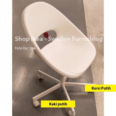 Blyskar Loberget Kursi Putar Warna Putih ., ,.