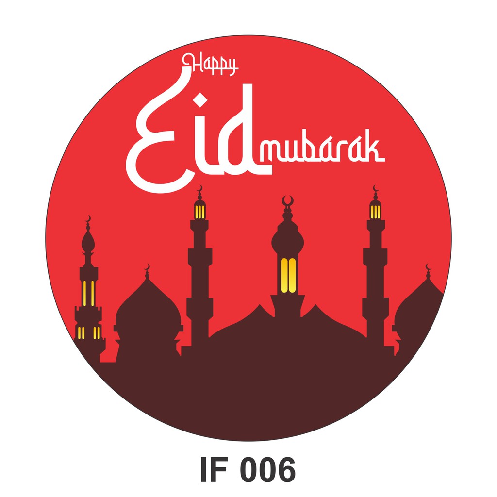 

Sticker IDUL FITRI label (IF-006) Toko Olshop Packaging print & cut (1 SET ISI 100 PCS)