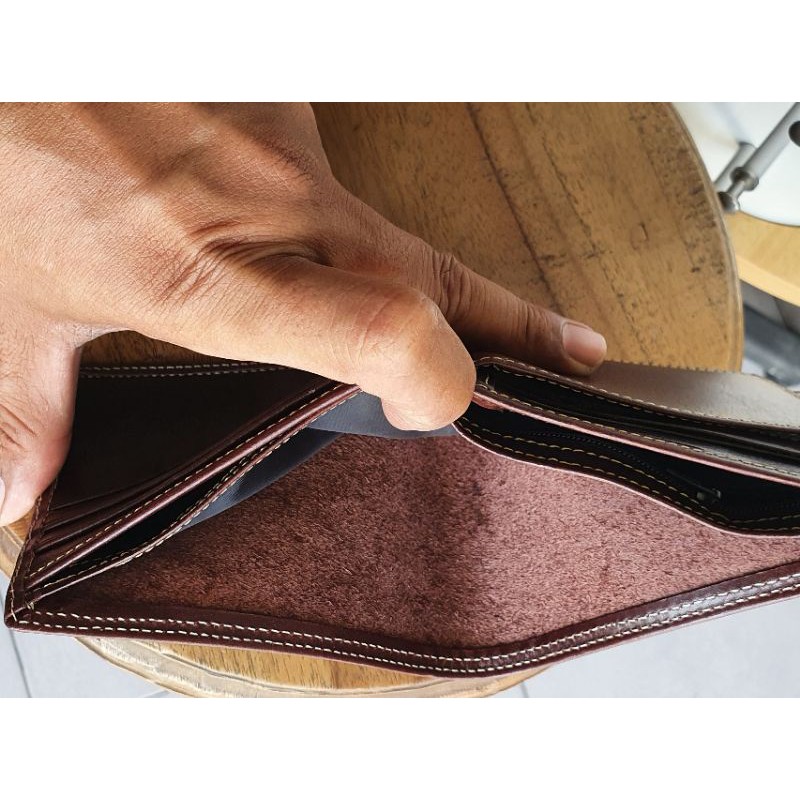 (GROSIR) Dompet kulit pria Bahan kulit sapi asli