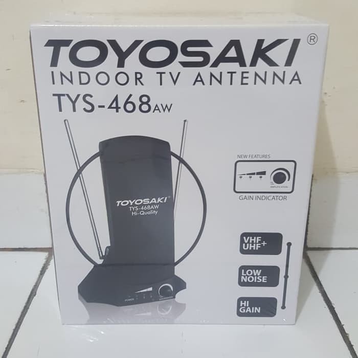 Promo Antena televisi indoor toyosaki TYS-468AW / antenna indoor / antena tv Murah Banget