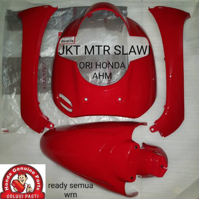 garnish sayap depan tameng fender fr spakbor tameng depan new scoopy f1 esp ori honda ahm