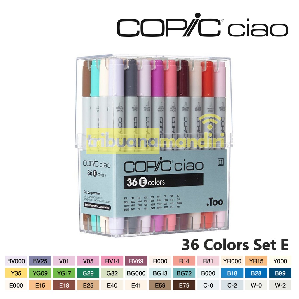 

Copic Ciao Marker Set 36 Set E