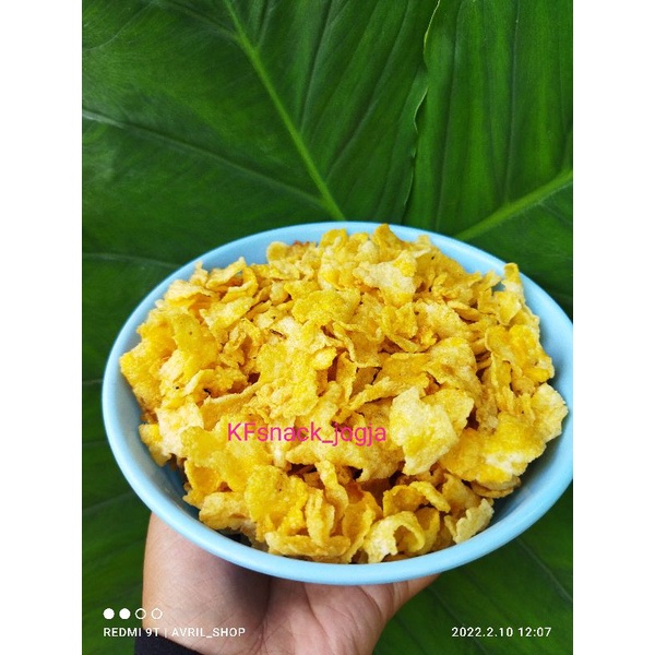 

emping jagung/emping jagung geprek asin gurih