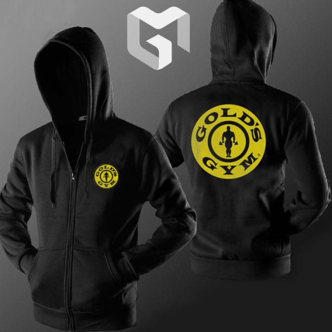 Jaket Hoodie Sweater Gold Gym 1 Sweatshirt Zipper