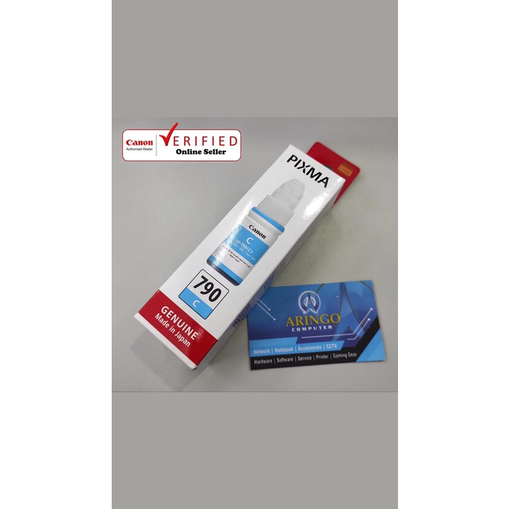 Cartridge &amp; Tinta Canon GI 790 CYAN (Untuk G1000 / G2000)