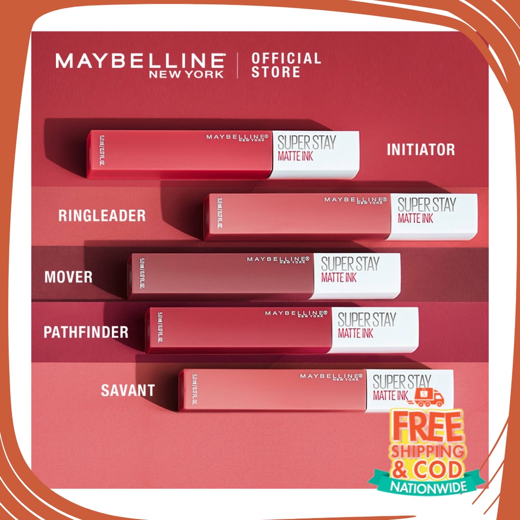 JAm Cewe Pink Bue Sky Gold Silver rubber Anti karat Air / Maybelline Superstay Matte Ink - Pink Edit