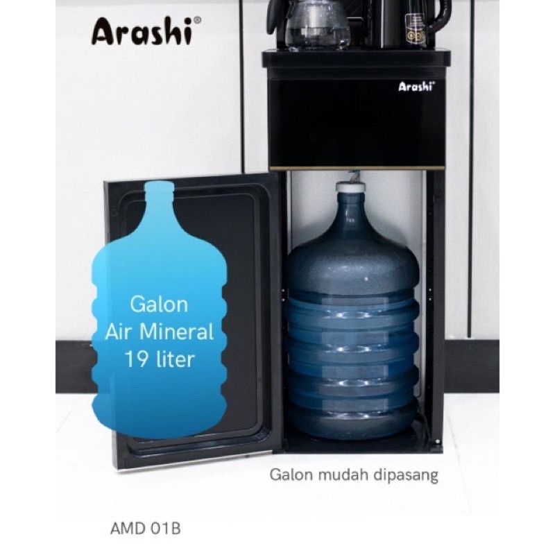 Dispenser Arashi Galon Bawah AMD01B / Dispenser Multy Fungsi Galon Bawah Arashi AMD 01B