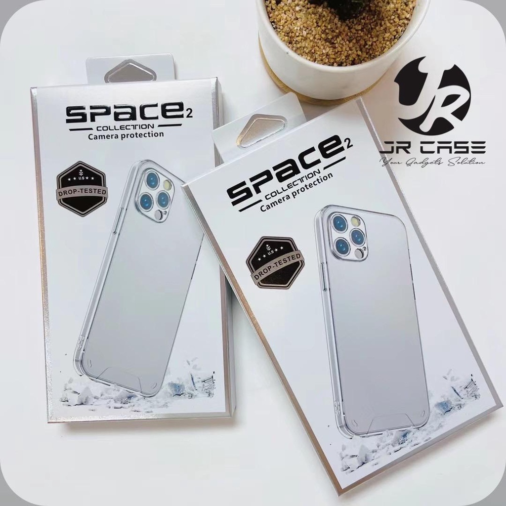 Premium Clear Case Space iPhone 13 Pro Max Mini 12 PRO MAX XR X XS MAX 11 11 PRO MAX 7 7+ 8 8+ 6 6+ 6S 6S+ Softcase Bening Silikon Silicone Hardcase Jelly