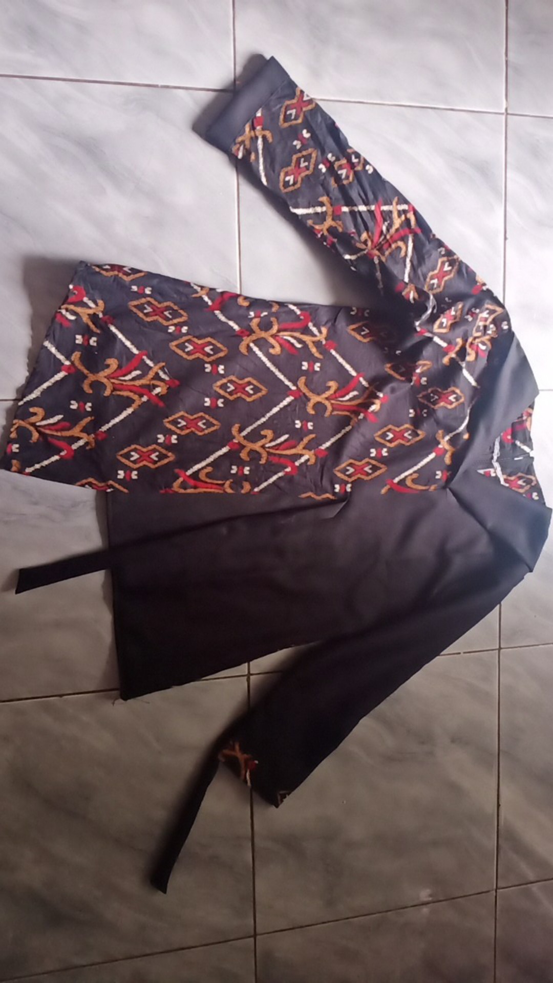 Batik Wanita Asj Sa Hrb026 Kenongo Kemeja Tosca Pendek