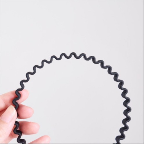 BANDO SIRKAM - Bentuk Gelombang Hitam - Headband Wave