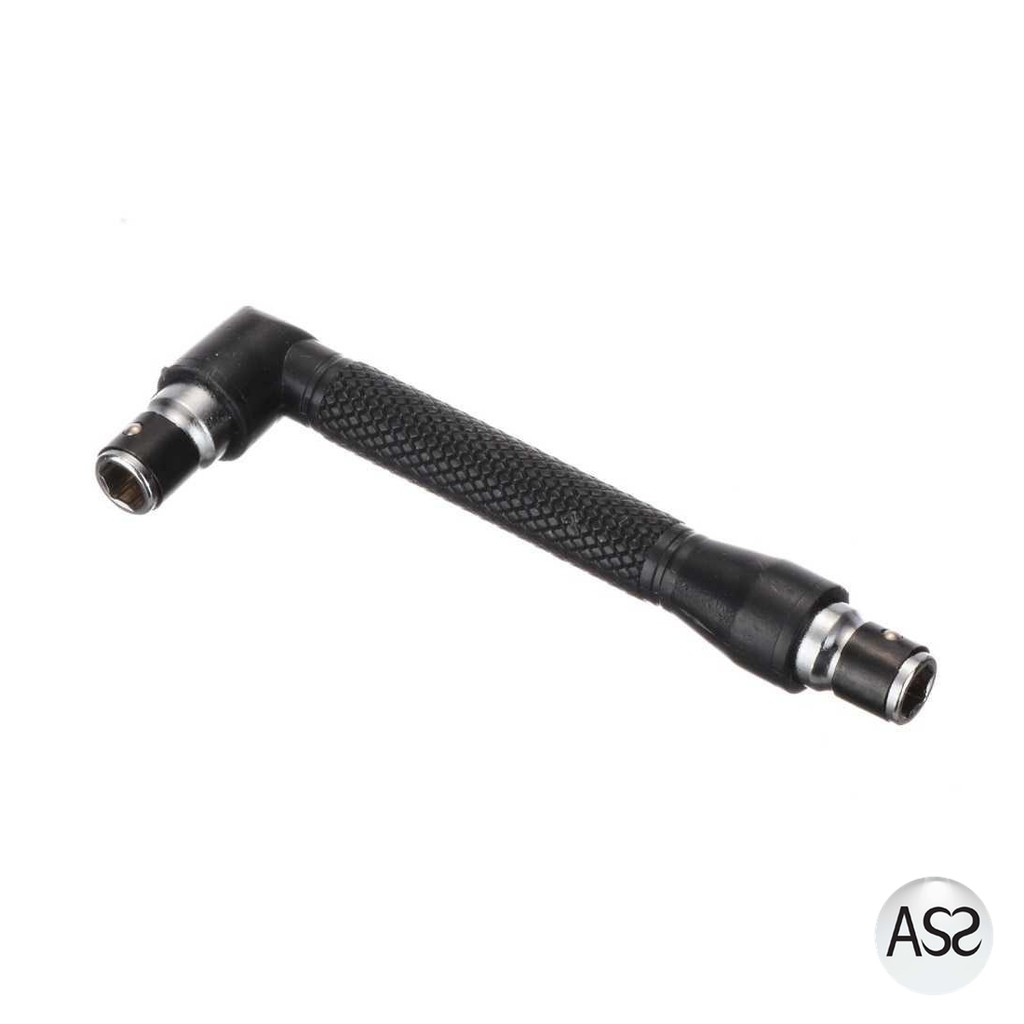 ASS Shop - Kunci Pas Dual Head Socket Wrench 1/4 Inch 6.35mm L Shaped - 3058