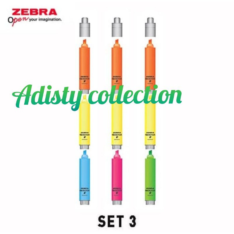 

Stabilo / Highlighter Zebra 3 Set