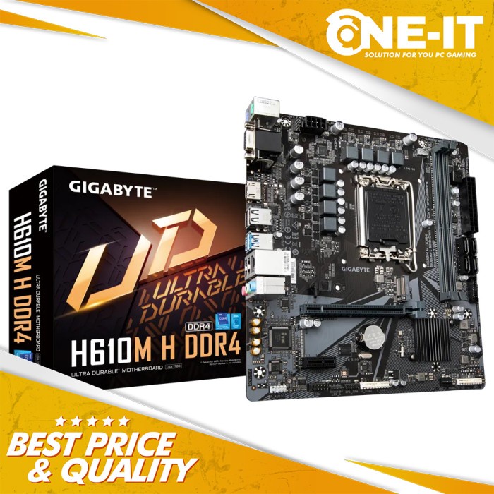 Motherboard Gigabyte H610M H DDR4 LGA1700 H610