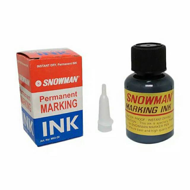 

Snowman permanen ink Refill Tinta Spidol Permanent