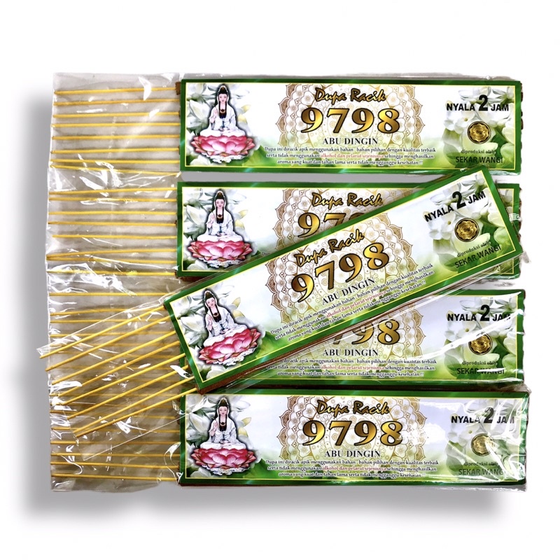 Dupa Hio Jumbo Racik 2 jam 9798 Jasmine 28 cm 8 Stik abu dingin