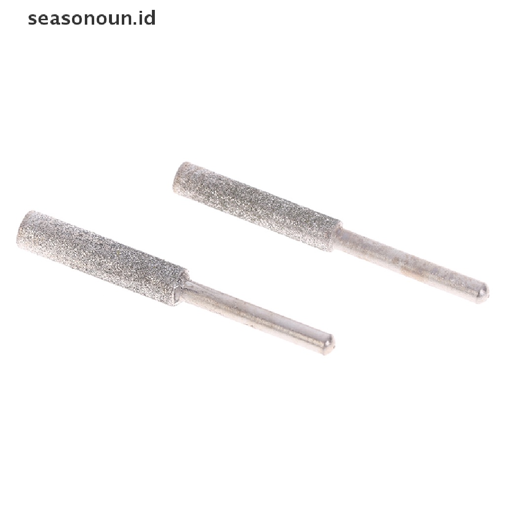 5 Pcs Alat Pengasah Gergaji Lapis Berlian Bentuk Silinder