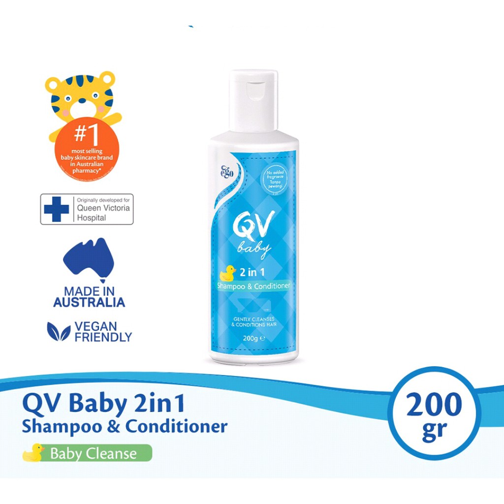 QV Baby 2n1 Shampoo &amp; Conditioner 200g