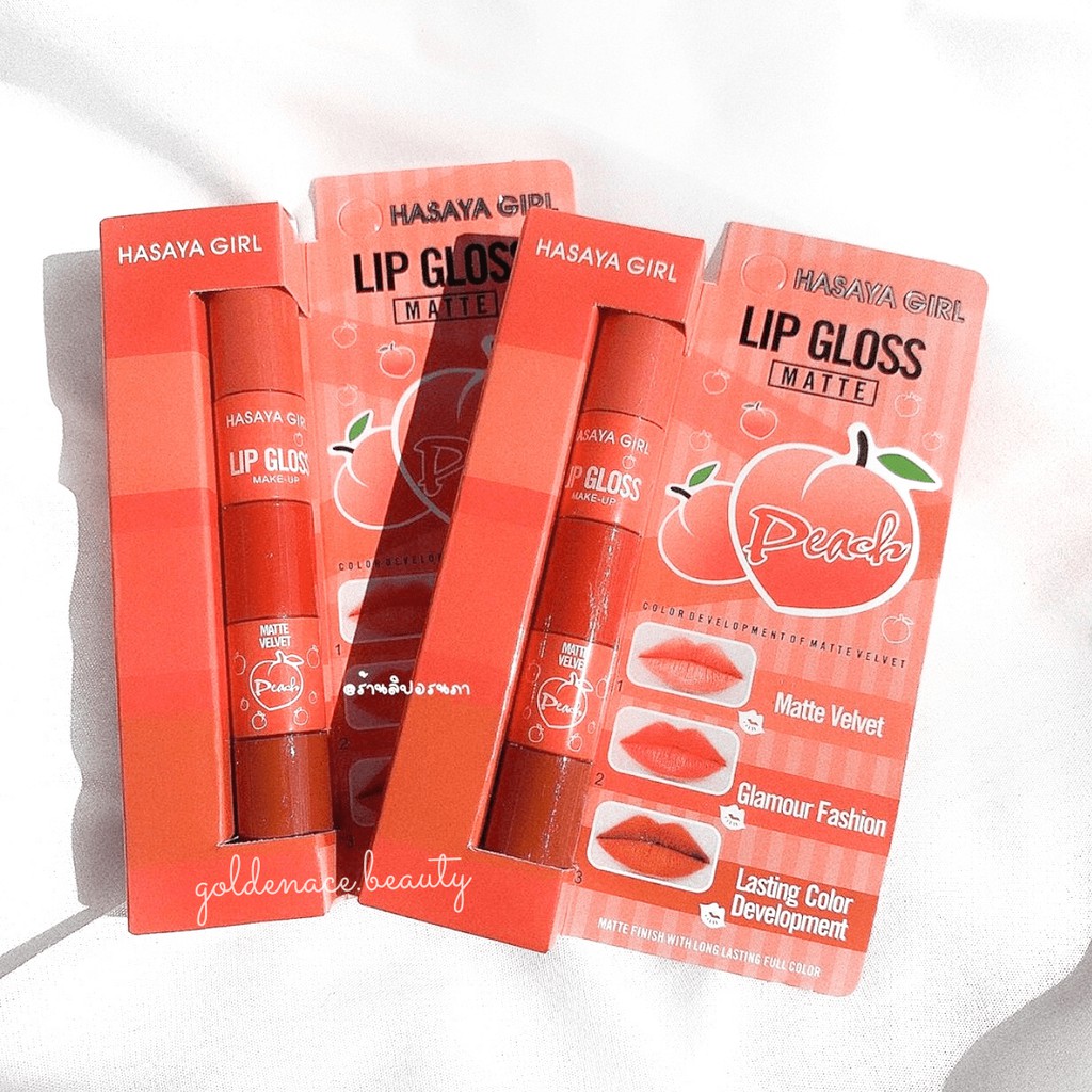 Peachy Lip Matte/glossy/Liptint Original Thailand