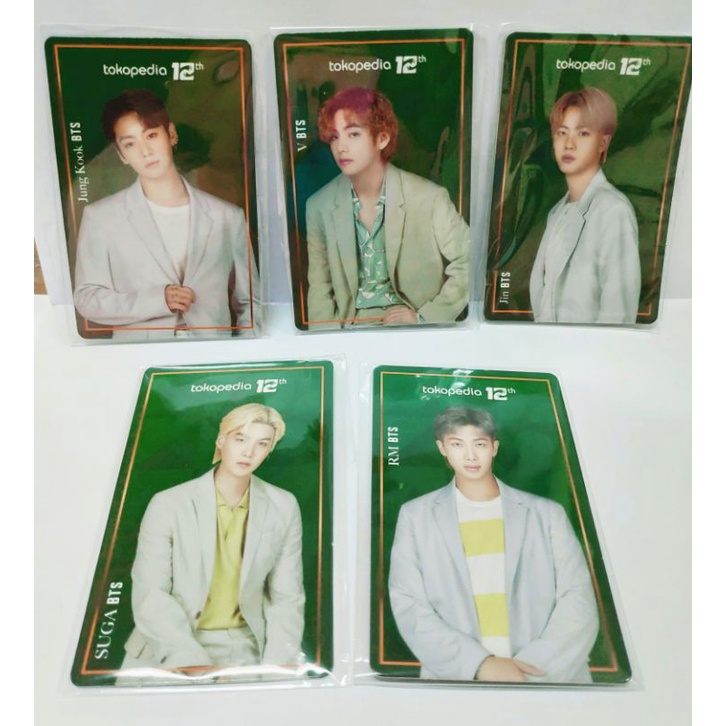 PC BTS 5 Fhotocard Toko Hijau