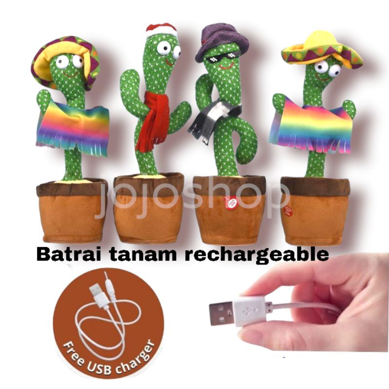Boneka kaktus yang pandai berjoget bisa menirukan suara