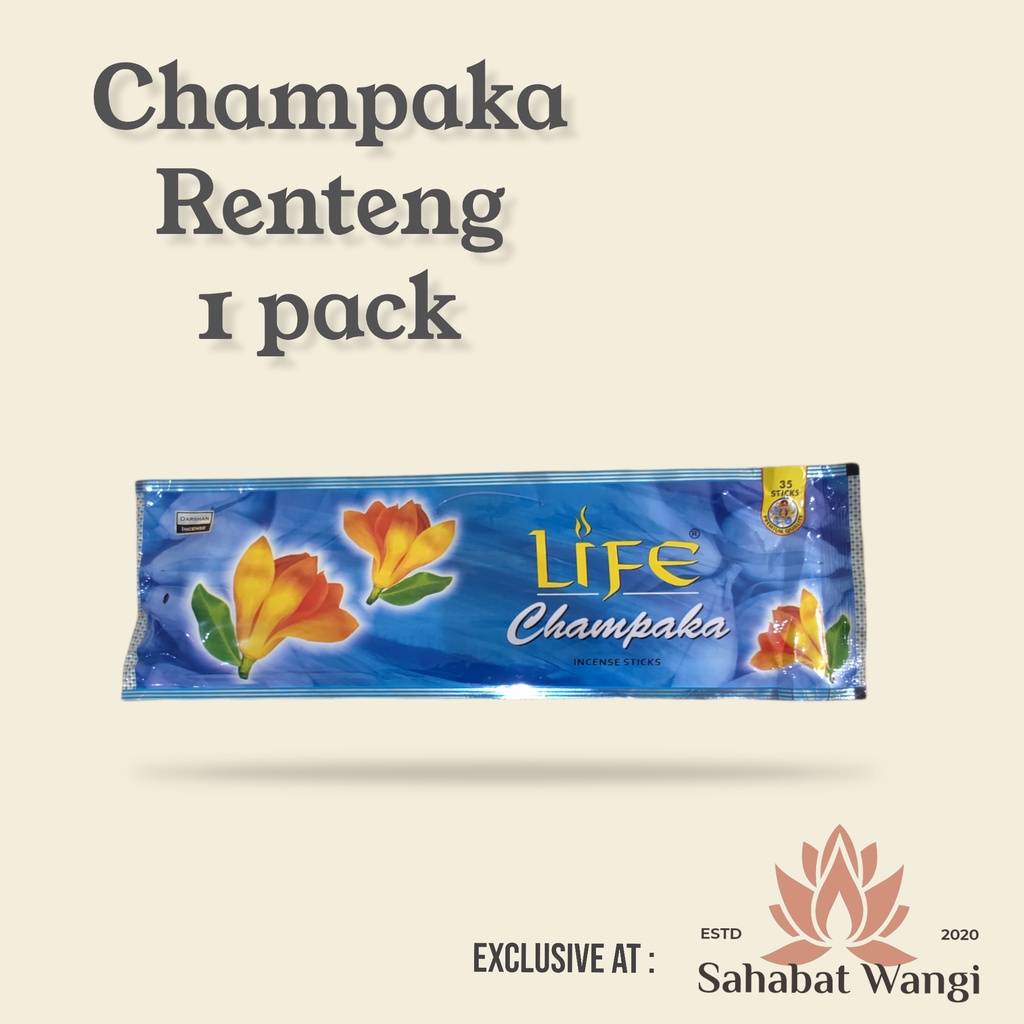 Dupa Hio Wangi India Life Champaka 35 Stick