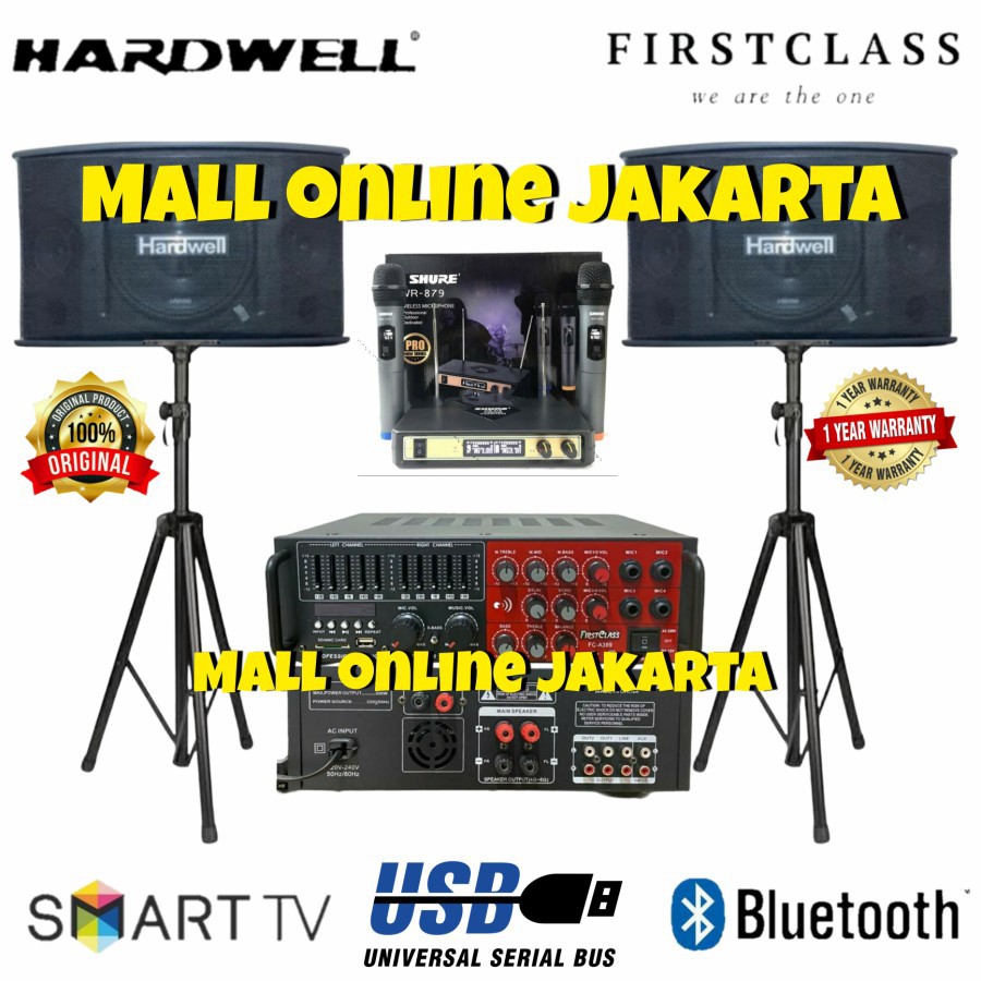 Speaker Hardwell 10 Inch Cs450 Mkii Paket karaoke Sound system Ori